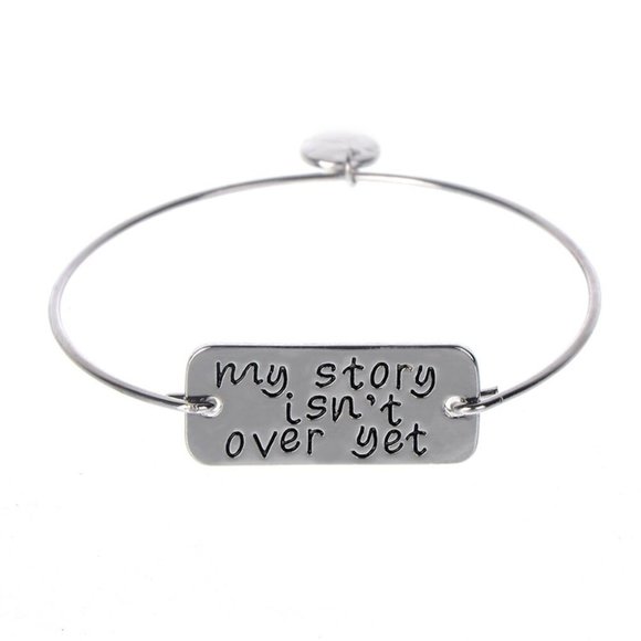 Jewelry - 3/$30 My Story Isn't Over Yet Bracelet